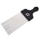 Pente Garfo Afro Black Power Dentes De Aço Metal Para Penteado
