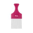 Pente Garfo de Metal Para Cachos Rosa Belliz Ricca Cod.2407 Pente Garfo de Metal Para Cachos Rosa Belliz Ricca Cod.2407