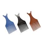 Pente Garfo Dente Finos e Largos Pente Para Cabelos Afro Black Power Cacheado Beauty FlashHair