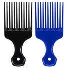 Pente garfo SIMPOR 2 peças, dentes largos para penteado afro Pente garfo SIMPOR 2 peças, dentes largos para penteado afro