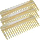 Pente Giorgio G30 dentes largos 14,5 cm desembaraçador - kit com 3 Pente Giorgio G30 dentes largos 14,5 cm desembaraçador - kit com 3
