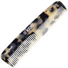 Pente Kent R7T TW de dentes finos e largos, artesanal, de bolso