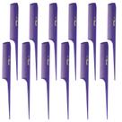 Pente Krest Cleopatra 21,5 cm Dentes Extra Finos Roxo 12 Unidades