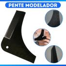 Pente Molde Alinhador De Barba Modelo 2