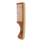 Pente para Cabelos de Madeira 18cm Dente Largos Ricca Belliz