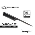 Pente Profissional Carbono 240ºC Antiestático Beauty Flash Cerdas Grossas e Cabo Ponta Fina