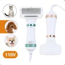 Pente Secador Pet 2 Em 1 Silencioso Portátil Leve Soprador - 110V compacto e funcional