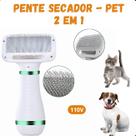 Pente Secador Pet - Profissional Banho Tosa Cachorro Gato 110V compacto e eficiente