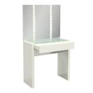 Penteadeira 1 Gaveta com Led Basic Off White - Dalla Costa