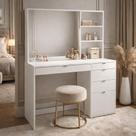 Penteadeira 5 Gavetas 3 Nichos Blum Penteadeira 5 Gavetas 3 Nichos Blum