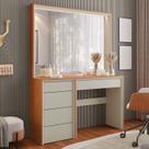 Penteadeira 5 Gavetas Prime 100% MDF com Espelho