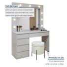 Penteadeira Camarim 184 X 136cm Anne Off White