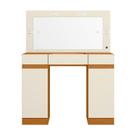 Penteadeira Camarim 2 Portas 3 Gavetas Studio Cinamomo/Off White