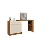 Penteadeira Camarim Aura Com 2 Portas 1 Gaveta e LED