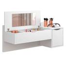 Penteadeira Camarim Suspensa Blush Branco Móveis Albatroz