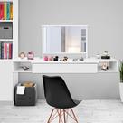 Penteadeira Camarim Suspensa Com Espelho 2 Nichos 1 Gaveta Penteadeira Camarim Suspensa Com Espelho 2 Nichos 1 Gaveta