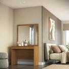 Penteadeira com Espelho 01 Gaveta MDF Altezza Belmax Cor:Branco
