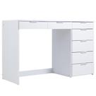 Penteadeira Escrivaninha 7 Gavetas 120 Cm Pe90 Branco Dtall Branco