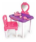 Penteadeira Infantil Com Cadeira Para Meninas - Poliplac