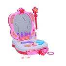 Penteadeira magica infantil luz e som c/ 14 acessorios zippy toys