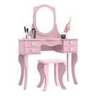 Penteadeira Princesa Rosa Patrimar