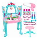 Penteadeira Sonho De Princesa Com Piano Luz E Som Infantil Original
