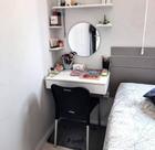 Penteadeira Suspensa com divisória na gaveta 60cm