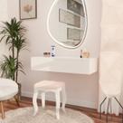 Penteadeira suspensa com gaveta 60 cm branca Penteadeira suspensa com gaveta 60 cm branca