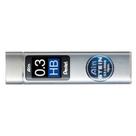 Pentel -grafite Ain Stein 0,3mm H B - Tubo Com 15 Grafites