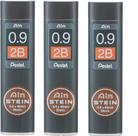 Pentel Grafite Ain Stein 0,9mm 2 B Tubo C/ 36 Grafites X 3 unidades Pentel Grafite Ain Stein 0,9mm 2 B Tubo C/ 36 Grafites X 3 unidades