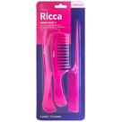 Pentes Ricca Basic Cor Sortida 3 Unidades Pentes Ricca Basic Cor Sortida 3 Unidades