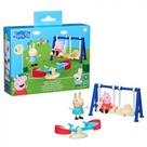 Peppa Pig Mini Parquinho F2217 Multicolorido Playset Hasbro com Figuras Articuladas