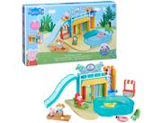 Peppa Pig Parque Aquático - 2 Figuras Peppa e George E Acessórios - Hasbro