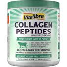 Peptídeos de colágeno em pó Vitalibre Bovine 450 ml sem sabor