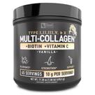 Peptídeos de colágeno, proteína em pó Zeal Naturals Vanilla 45 porções Peptídeos de colágeno, proteína em pó Zeal Naturals Vanilla 45 porções