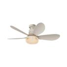 Pequeno Ventilador De Teto LED Tipo E27 Com Controle Remoto Para Sala De Estar, Quarto, Cozinha,