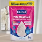 Percarbonato de Sódio 1kg Calisul Tira Manchas Clareador Roupas Brancas e Coloridas Multiuso com Oxigênio Ativo