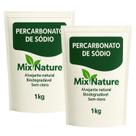 Percarbonato de Sodio Premium 100% Puro 2kg Tira Manchas Multiuso Clareador Limpeza Geral de Roupas