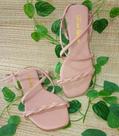 Percata baixa feminina cor creme