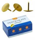 Percevejo Latonado Dourado BRW - 100 Unidades (Tachinha para Quadros)