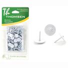 Percevejo Thomsen Branco Cartela Com 50 Pecas Pc-029