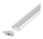 Perfil 50cm Embutir Led Slim Aluminio P/ Moveis Gesso Sanca