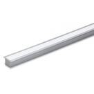 Perfil Alumínio Embutir Slim 2 Metros Para Fita Led