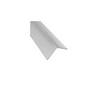 Perfil aluminio fosco l-405 cantoneira 5/8 pol 15mm acabamento canto parede barra 1 mt
