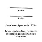 Perfil Alumínio Painel Canaletado Meia Aba