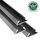 Perfil Aluminio Para Fixação Tela E Plastico Estufas 2 m Perfil Aluminio Para Fixação Tela E Plastico Estufas 2 m