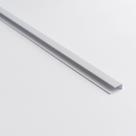 Perfil de acabamento U para forro de PVC Belplast - Caixa com 12 m - Branco Gelo
