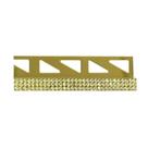 Perfil em Aço Inox Diamond 1cmX1cmX244cm Barra 2,44m