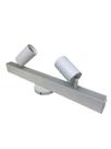 Perfil Led Sobrepor Pontual 50cm + 2 Spots Linear Luz Perfil Led Sobrepor Pontual 50cm + 2 Spots Linear Luz