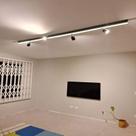 Perfil Led Sobrepor Pontual Preto 1m + 3 Spots Linear Luz